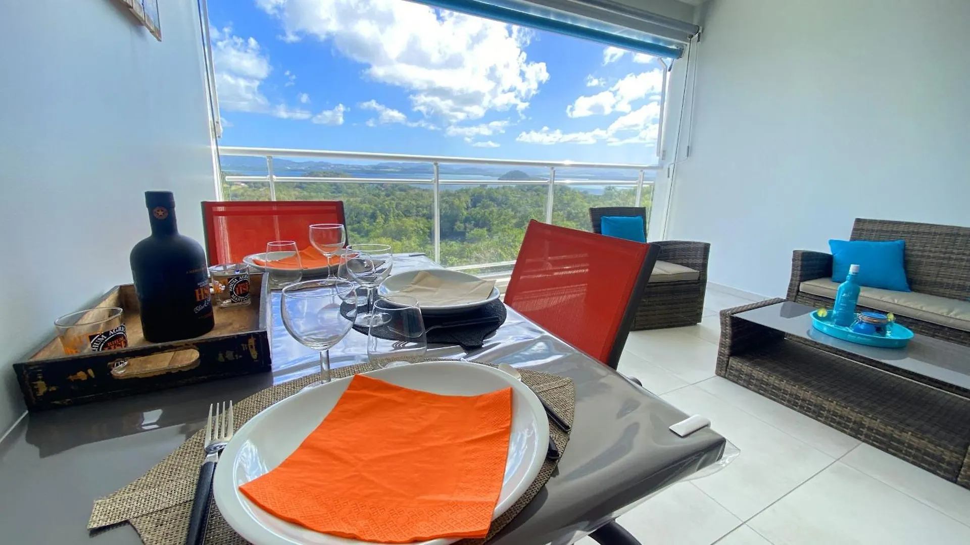 Apartman Le Marmoris, Anse Mitan, Superbe T2 Neuf, Sublime Vue Mer Les Trois-Îlets